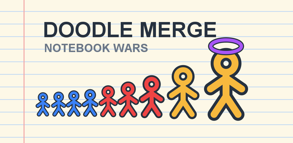 Doodle Merge: Notebook Wars key art